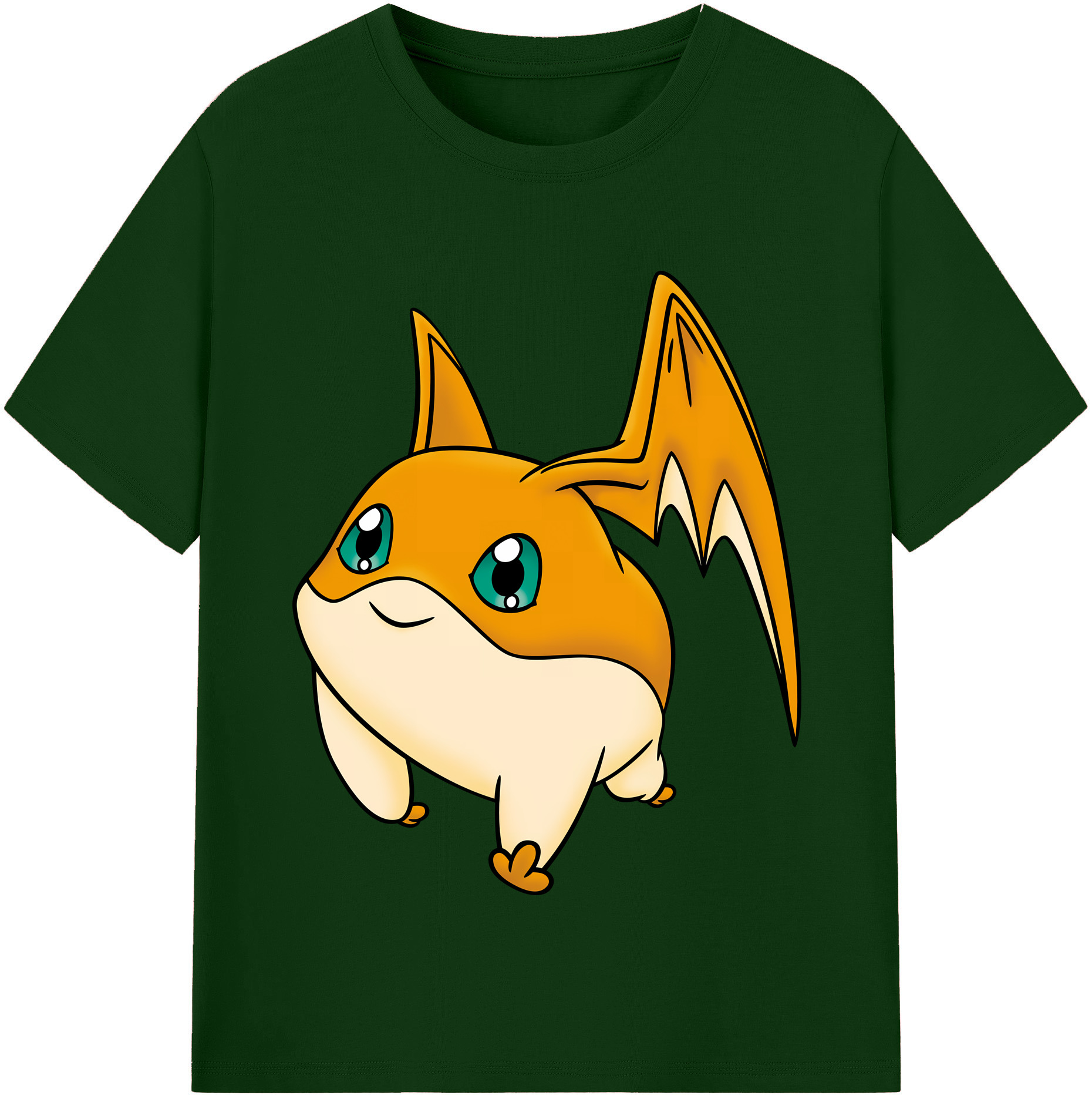 （画像用） Digimon デジタルモンスター/デジモン 綿100％半袖Tシャツ（フロントプリント）